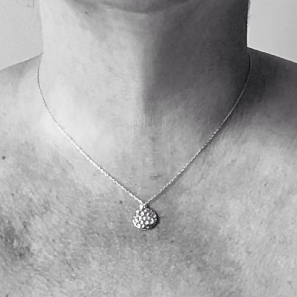 Petite Sterling Silver ‘Faith’ Necklace - Picture 4 of 5